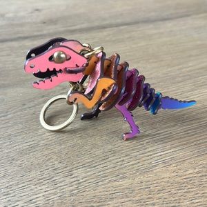 Coach Rexy Leather Bag Charm/Key Ring